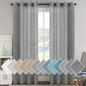 H.VERSAILTEX Natural Linen Blended Window Curtain Panels by HVERSAILTEX