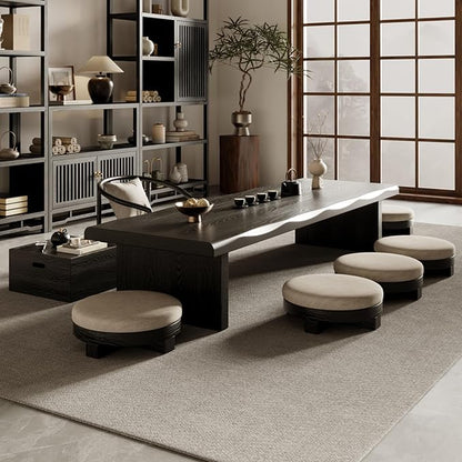 Solid Wood Low Coffee Tea Table - Image 3