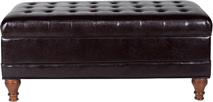 HomePop Deluxe Tufted Storage Bench - Image 6