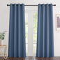NICETOWN Stone Blue Curtains 84 inch Length 2 Panels, Grommet Thermal Insulated by NICETOWN