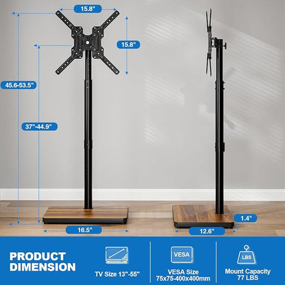Swivel/Tilt Universal Floor TV Stand - Image 7