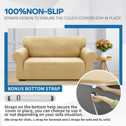 XINEAGE 2026 New Stretch Armchair Covers 1 Piece Chair Slipcovers Chair - Image 7