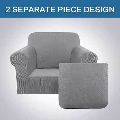 H.VERSAILTEX 2-Pieces Armchair Cover Chair Slipcovers - Image 3