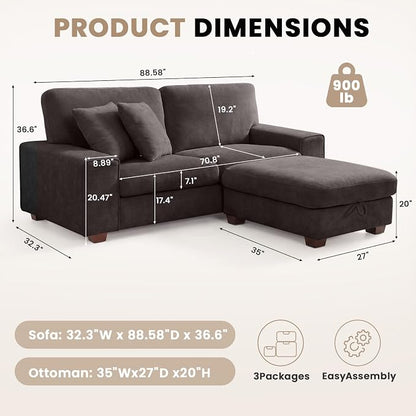 DOPEDIO L-Shaped Sectional Sofa - Image 2
