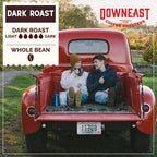Downeast Coffee Roasters Whole Bean Coffee - Dark Roast, 100% Arabica Coffee - Bold, Syrupy, Bittersweet Toffee Notes - Kenya, Central and South American Highlands, (2 lb Bag)