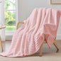 BEDELITE Striped Fleece Throw Blanket, Soft Cozy, Lightweight Warm, Machine by BEDELITE