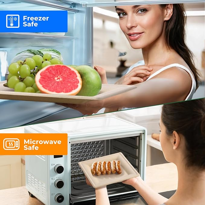 300Pcs Disposable Paper Plates Set, Compostable Plate Sugarcane Utensils Eco Friendly Dinnerware Kit Includes 50 Biodegradable Plates, Forks, Knives Napkins and Spoons for Brithday Party Camping