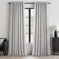 Topfinel Grey Beige Extra Long 132 Inch 100% Blackout Curtains by Topfinel