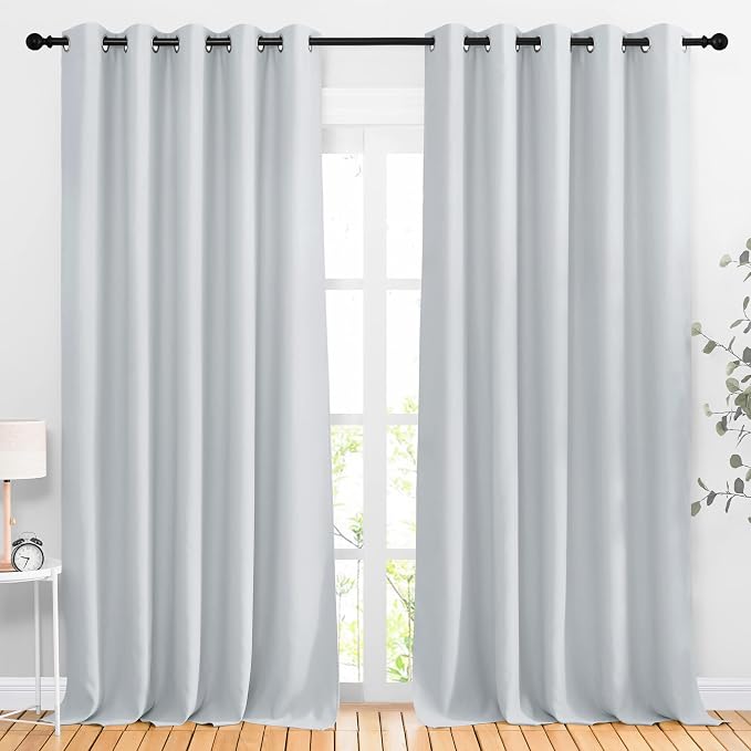 NICETOWN Room Darkening Curtains Extra Long 110 Inches, Grommet Thermal by NICETOWN