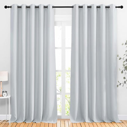 NICETOWN Room Darkening Curtains Extra Long 110 Inches, Grommet Thermal by NICETOWN