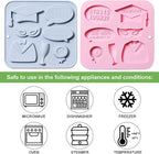Graduation Chocolate Mold Set - Silicone Baking Molds with Cap, Gown, Champagne Flute & Diploma Phrases, Reusable Food-Grade for Commencement Cakes, Cupcakes & Party Treats - 2 Pack