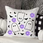 Halloween Stencils for Door Mats Welcome Skeleton Doormat Stencils Boo Spooky Stencil Templates for Painting on Wood Fabrics Crafts Decor