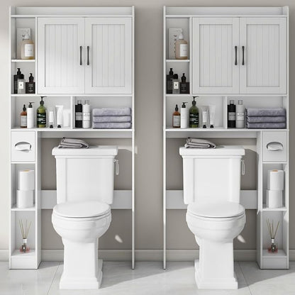 Vabches Over The Toilet Storage Cabinet, Farmhouse Storage Cabinet Over Toilet - Image 4