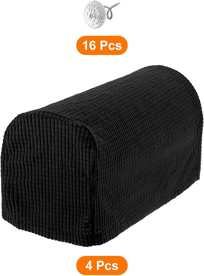 uxcell Stretch Armrest Covers Armchair Anti-Slip - Image 3