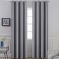 Yakamok Grey Room Darkening Curtains 52x96 inch Gray Grommet-Living Room | 2 by Yakamok