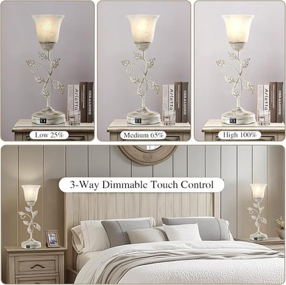 Set of 2 Rustic Touch Table Lamps - Image 2
