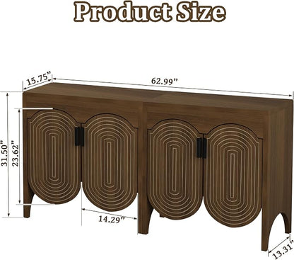 FurSch Fluted Sideboard Cabinet - Image 2