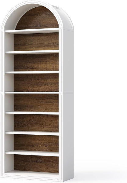 LITTLE TREE 8-Tier Bookcase, 78.7" Tall Bookshelf - Image 8