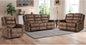 EBELLO 3 Pieces Reclining Living Room Set, Overstuffed Soft Fabric Manual by EBELLO