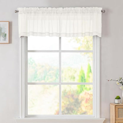 Simplebrand Ivory Valances 14 Inches Long by Simplebrand