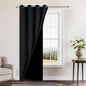 Yakamok Black Blackout Curtains 84 Inches Long by Yakamok