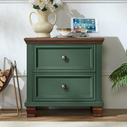 SAVOR LIFE Farmhouse Nightstand - Image 3