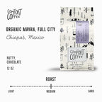 Mt. Comfort Coffee Organic Mayan Whole Bean Coffee, 12oz – Full City Roast with Nutty & Chocolate Notes – Sustainably Sourced from Small Mexican Farms
