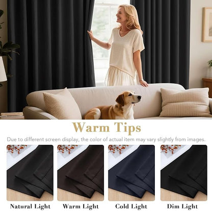 H.VERSAILTEX Blackout Curtains for Bedroom Thermal Insulated Room Darkening - Image 6