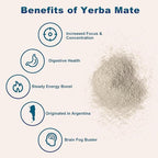 Yerba Mate Peach Mango Tea - Super Calm Yerba Mate - Low Sugar Content, Clean Energy with No Crash - Stay Refreshed and Focused Throughout the Day - Ideal for Health Enthusiasts - 30 Servings
