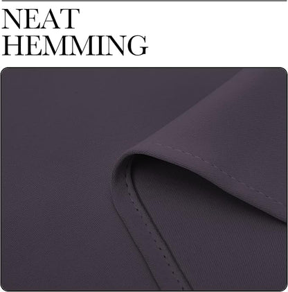 NICETOWN Greyish Purple Blackout Curtains 68 inches Length - Image 6