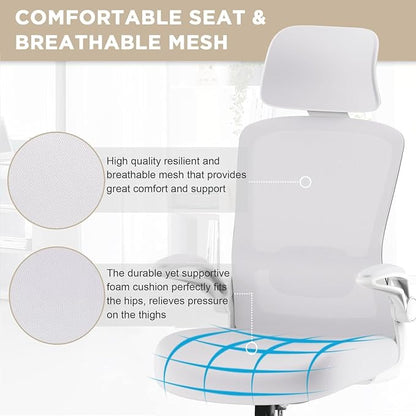 Mimoglad Office Chair, High Back Ergonomic Desk Chair - Image 6