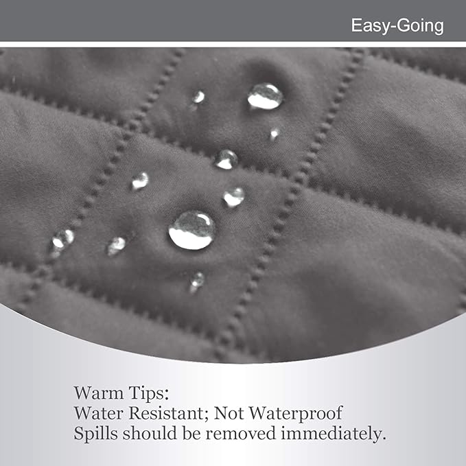 Easy-Going Reversible Couch Cover, 2 Cushion Sofa, Water Resistant Mat - Image 5