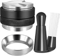 51mm Espresso Accessories Kit, Coffee Distributor and Tamper Leveler, WDT Tool and Dosing Funnel Set Fits 51 mm Espresso Machines and Portafilters