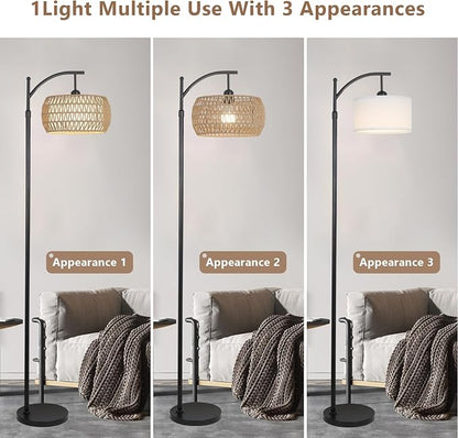 Arc Floor Lamp with Remote Control, Dimmable LED Floor Lamp with 3 Color - Image 6