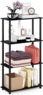 Furinno Turn-N-Tube 4-Tier Multipurpose Shelf Display Rack, Round Tubes by Furinno-FitsYourSpaceFitsYourBudget
