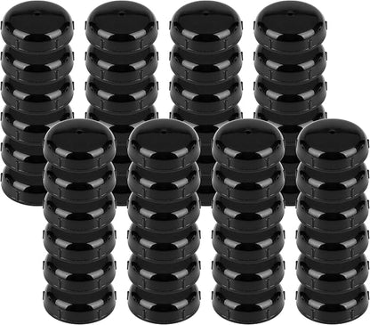 48-Pack Wrought Iron Patio Furniture Feet Caps 1-1/2 inch Round Plastic Outdoor by PETOX