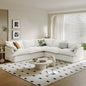 5 Seat V Shape Modular Sectional Couch Sofa by Gtilzria