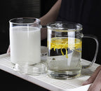 LUXU Glass Coffee Mugs (Set of 2),27oz Large Glass Coffee Cups Clear Glass Tea Cups Overnight Oats Containers with Glass Lid,Cute Coffee Bar Accessories,Iced Coffee Glasses for Latte,Cereal,Yogur