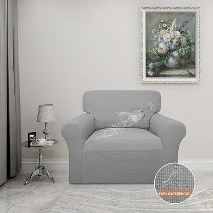 Easy-Going 100% Waterproof Oversized Chair Couch Cover, Stretch Sofa Cover | - Image 2