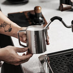 MHW-3BOMBER Espresso Milk Frothing Pitcher Steaming Pitcher Stainless Steel Milk Coffee Cappuccino Latte Art Barista Cup 20oz/600ml (Sanding) P5136S-OS