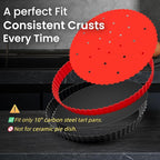Pie Weights for Blind Baking 10" Tart Pan,Silicone Pie Weight for Baking Crust,Reusable Pies Crust Weights – for Pies/Tart/Quich– Food-Safe,Dishwasher Safe – Designed Exclusively for 10 in. Tart Pan