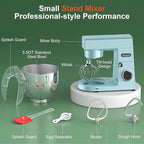 HOWORK Stand Mixer,10+p Speeds With 5.5QT Stainless Steel Bowl,Dough Hook, Wire Whip & Beater,for Most Home Cooks,Blue