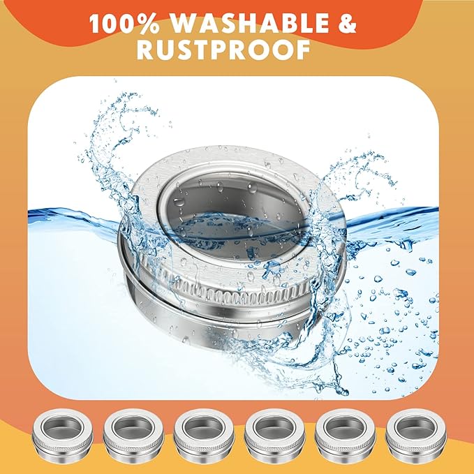 Zubebe 100 Pcs Aluminum Tin Jar Refillable Containers Clear Top Screw Lid Round Tin Container Bottle for Cosmetic, Cream, Diamond Painting, Salves, Balms, Lip Balm, Spices or Others, Silver (2 oz)