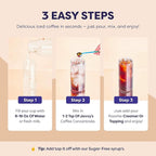 Javvy Coffee Concentrate - Cold Brew Coffee, Perfect for Hot or Iced Instant Coffees, Hot Drinks, Cold Brew Concentrate, 35 Servings - Mocha