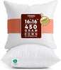 Utopia Bedding 16x16 Pillow Inserts, 2 Pack | Indoor cushion inserts by UTOPIABEDDING