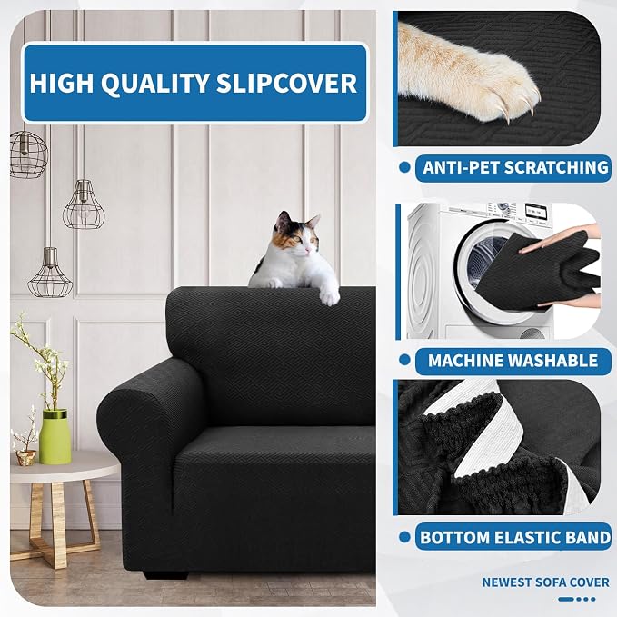 XINEAGE 2026 New Stretch Armchair Covers 1 Piece Chair Slipcovers Chair - Image 6