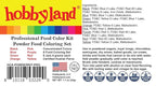 Hobbyland Powder Food Color Kit, Professional Powder Food Coloring Set, 8 Colors, 4 Gram Jars
