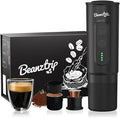 H02 PRO Portable Espresso Machine, Travel Electric Coffee Maker fits NS Capsule & Ground Coffee, 20 Bar Camping Small Mini Coffee Machine with Self-heating, Espresso Maker with Gift Box