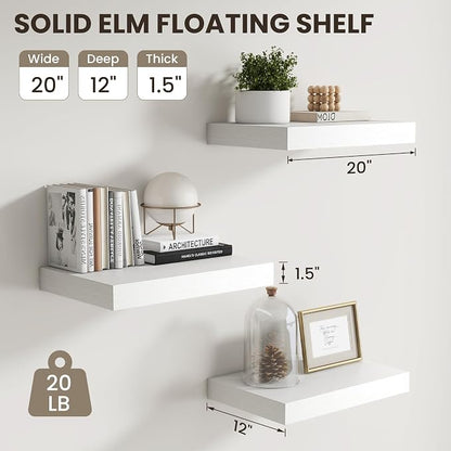 Dreamland White Floating Shelves - Image 2