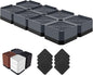 Bed Risers Heavy Duty, Adjustable Furniture Riser Blocks Lift 1.5, 4.3 inches by LiftLevelYourBed